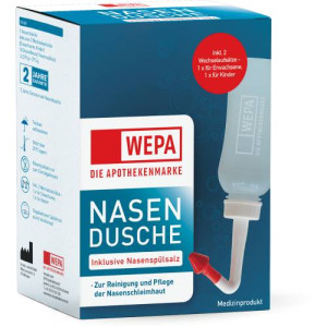 Produktbild von WEPA Nasendusche mit 10x2,95 g Nasenspülsalz