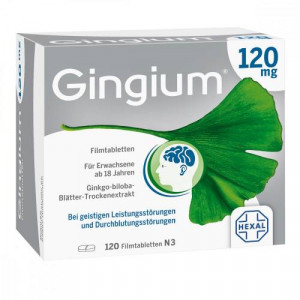 Produktbild von GINGIUM 120 mg Filmtabletten