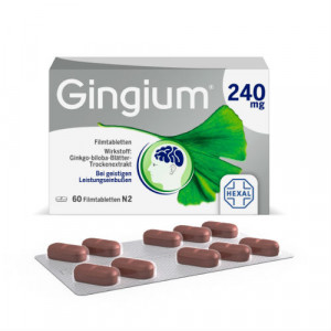 Produktbild von GINGIUM 240 mg Filmtabletten