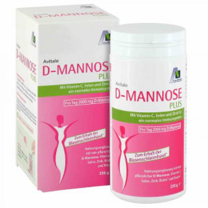 D-MANNOSE PLUS 2000 mg Pulver m.Vit.u.Mineralstof. D-MANNOSE PLUS 2000 mg Pulver m.Vit.u.Mineralstof.