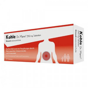 KOHLE Dr.Mann 250 mg Tabletten KOHLE Dr.Mann 250 mg Tabletten