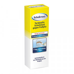 TERBINAFIN Schollmed gegen Fußpilz 10 mg/g Creme TERBINAFIN Schollmed gegen Fußpilz 10 mg/g Creme