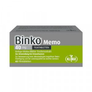 BINKO Memo 40 mg Filmtabletten BINKO Memo 40 mg Filmtabletten