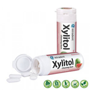 MIRADENT Xylitol Chewing Gum Wassermelone MIRADENT Xylitol Chewing Gum Wassermelone