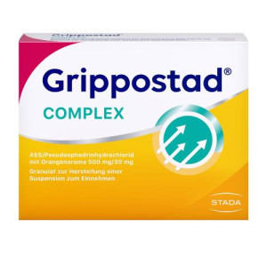 GRIPPOSTAD Complex ASS/Pseudoeph.500/30 mg Orange GRIPPOSTAD Complex ASS/Pseudoeph.500/30 mg Orange