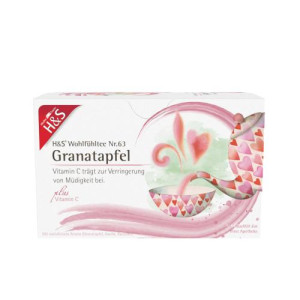 H&S Granatapfel mit Vitamin C Filterbeutel H&S Granatapfel mit Vitamin C Filterbeutel