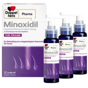 MINOXIDIL DoppelherzPhar.20mg/ml Lsg.Anw.Haut Frau MINOXIDIL DoppelherzPhar.20mg/ml Lsg.Anw.Haut Frau