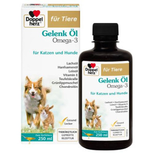 DOPPELHERZ für Tiere Gelenk Öl f.Hunde/Katzen DOPPELHERZ für Tiere Gelenk Öl f.Hunde/Katzen