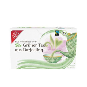 H&S Bio Grüner Tee aus Darjeeling Filterbeutel H&S Bio Grüner Tee aus Darjeeling Filterbeutel