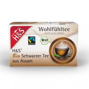 H&S Bio Schwarzer Tee aus Assam Filterbeutel H&S Bio Schwarzer Tee aus Assam Filterbeutel