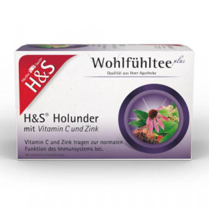H&S Holunder m.Vitamin C und Zink Filterbeutel H&S Holunder m.Vitamin C und Zink Filterbeutel