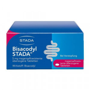 Produktbild von BISACODYL STADA 5 mg magensaftres.überzog.Tabl.
