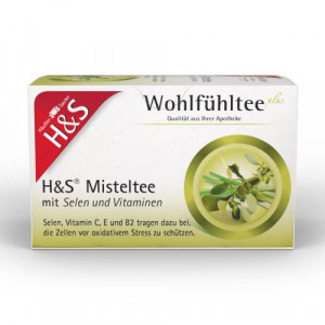 Produktbild von H&S Misteltee mit Selen und Vitaminen Filterbeutel