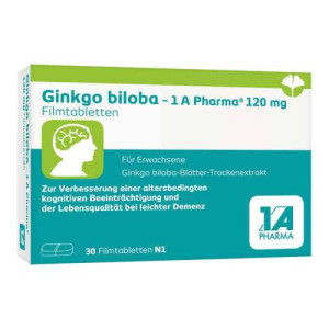 GINKGO BILOBA-1A Pharma 120 mg Filmtabletten GINKGO BILOBA-1A Pharma 120 mg Filmtabletten