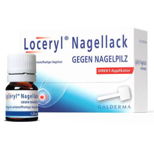LOCERYL Nagellack gegen Nagelpilz DIREKT-Applikat. LOCERYL Nagellack gegen Nagelpilz DIREKT-Applikat.