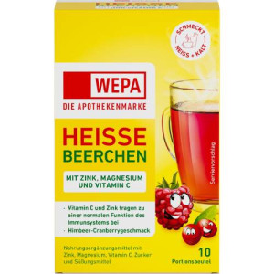 Produktbild von WEPA heiße Beerchen+Vit.C+Zink+Magnesium Pulver