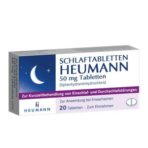 SCHLAFTABLETTEN HEUMANN 50 mg Tabletten SCHLAFTABLETTEN HEUMANN 50 mg Tabletten