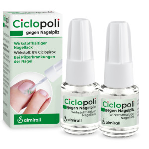 CICLOPOLI gegen Nagelpilz wirkstoffhalt.Nagellack CICLOPOLI gegen Nagelpilz wirkstoffhalt.Nagellack