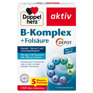 DOPPELHERZ B-Komplex+Folsäure Tabletten DOPPELHERZ B-Komplex+Folsäure Tabletten