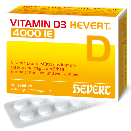VITAMIN D3 HEVERT 4000 I.E. Tabletten