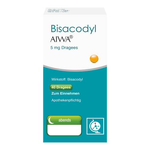 BISACODYL AIWA 5 mg Dragees